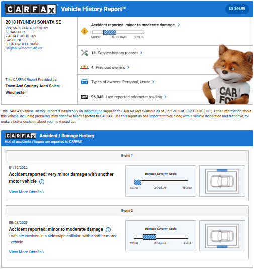 Hyundai Sonata  2018