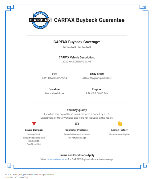 Kia Sorento  2020