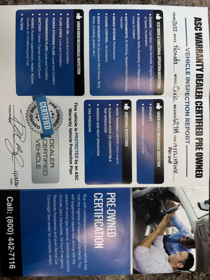 Honda Civic Hatchback  2022