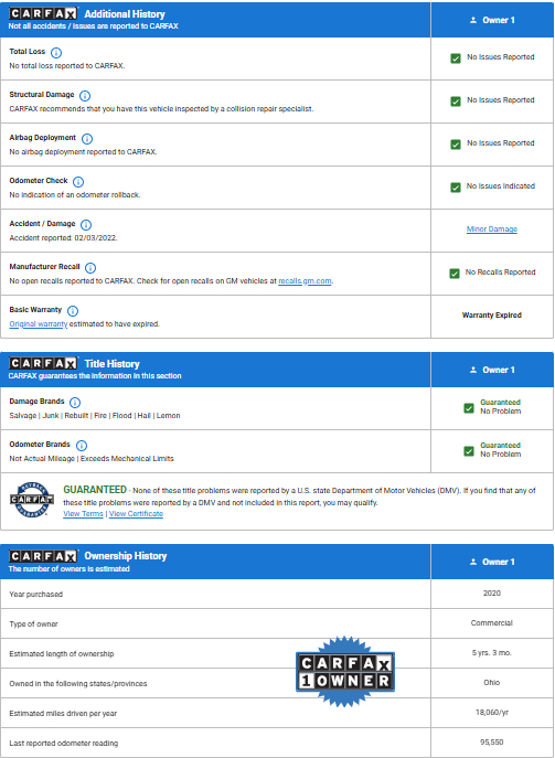 Chevrolet Express Cargo Van  2019