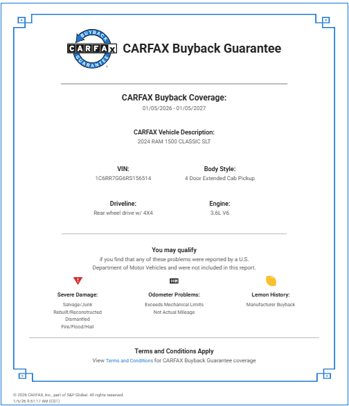 RAM 1500 Classic  2024