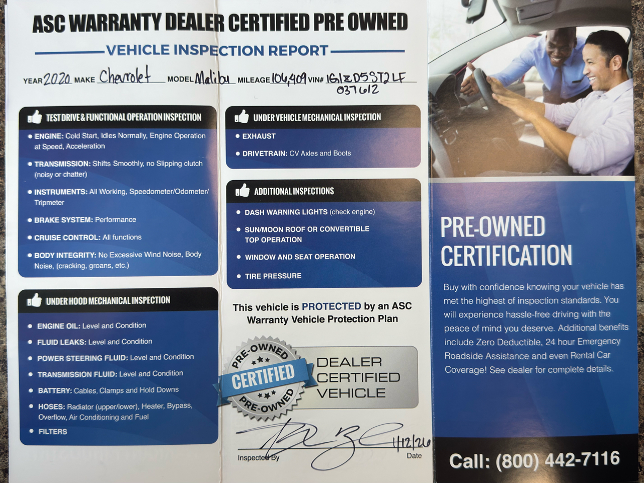 Chevrolet Malibu  2020