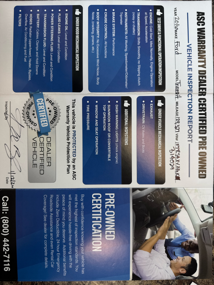 Ford Transit Cargo Van  2016