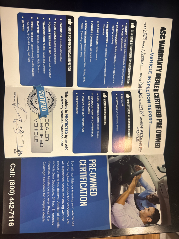 Nissan Pathfinder  2015