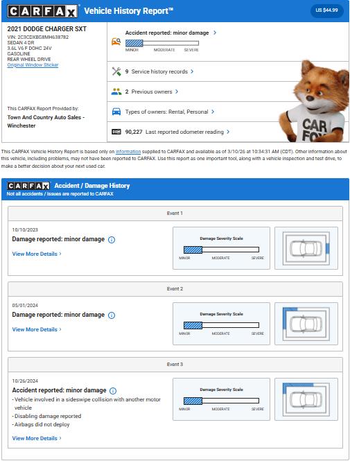 Dodge Charger SXT 2021