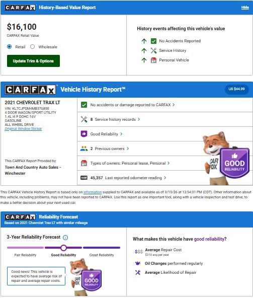 Chevrolet Trax  2021