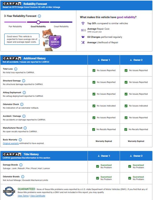 Dodge Grand Caravan  2019