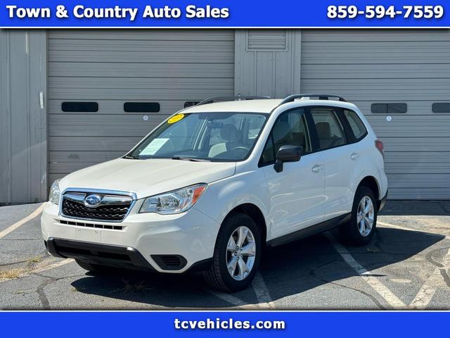 White 2016 Subaru Forester SUV / Crossover All-Wheel Drive Automatic