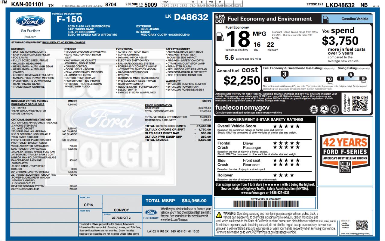 Ford F-150  2020