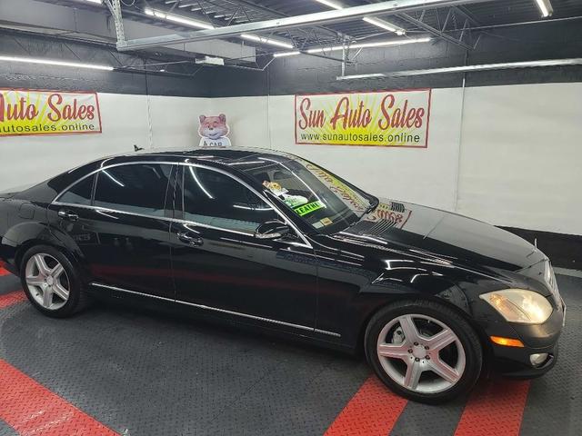 Black 2008 Mercedes-Benz S-Class Sedan All-Wheel Drive Automatic