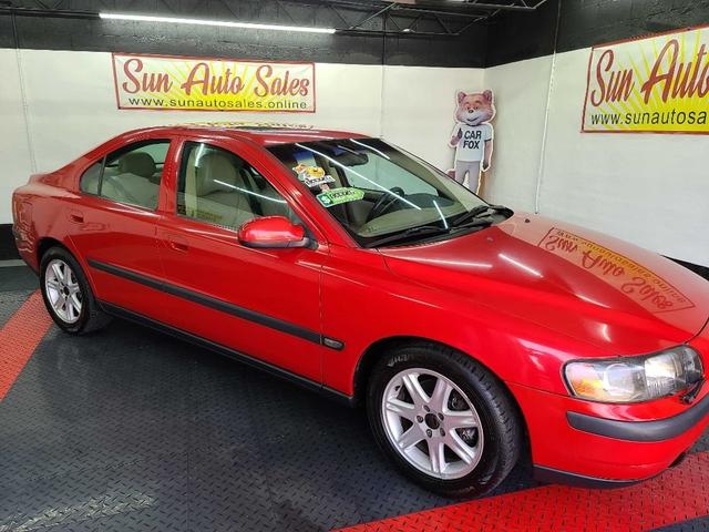 Red 2001 Volvo S60 2.4T Turbo Sedan Front-Wheel Drive Manual