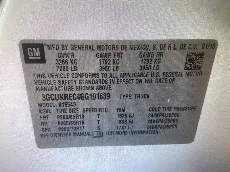 Chevrolet Silverado 1500  2016