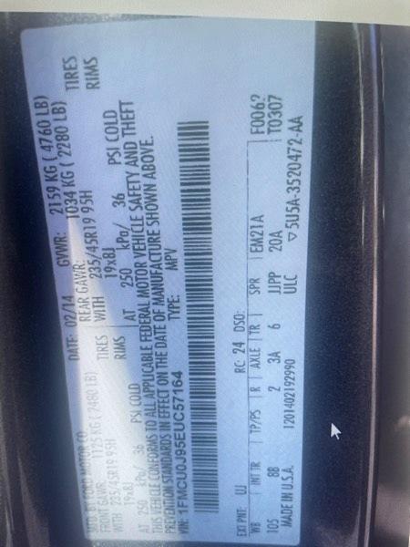 Ford Escape Titanium FWD 2014