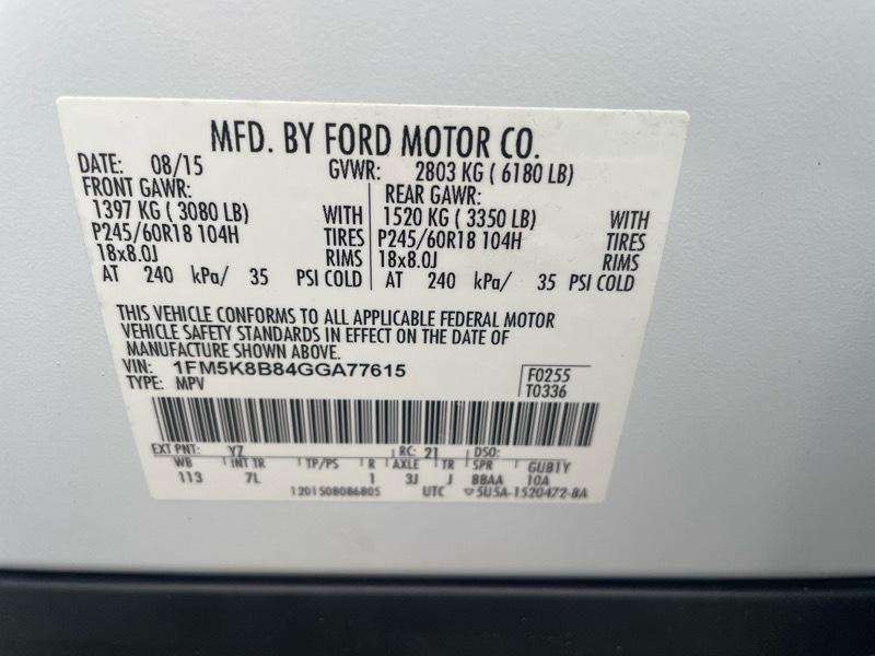 Ford Explorer Base 4WD 2016