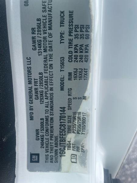 Chevrolet Colorado Ext Cab 125.9" WB 4WD Work Truck 2012