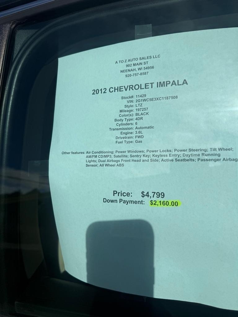 2012 Chevrolet Impala LTZ - Photo 8