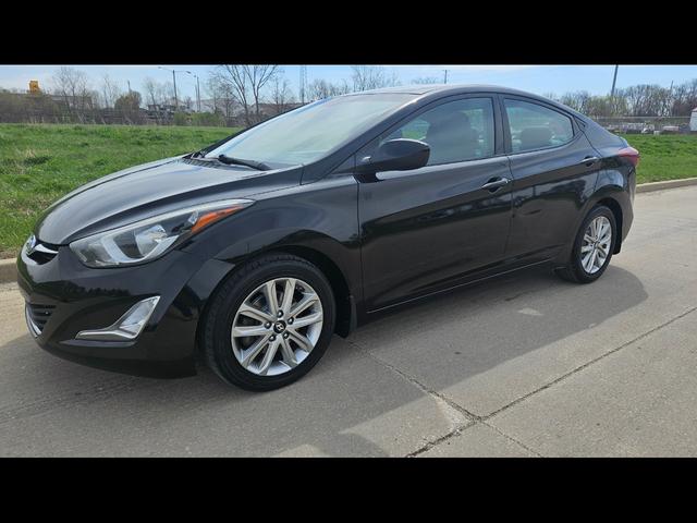 Black 2016 Hyundai Elantra SE FWD Sedan Front-Wheel Drive Automatic