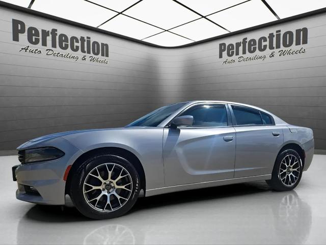 Silver 2015 Dodge Charger SXT AWD Sedan All-Wheel Drive Automatic