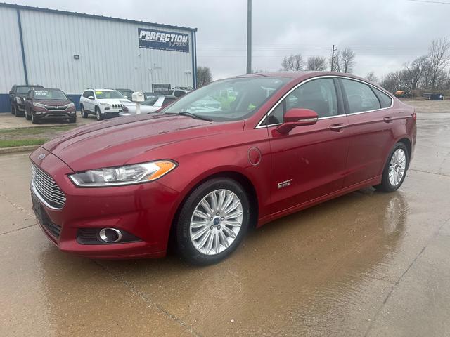 Red 2016 Ford Fusion Energi SE Luxury Sedan Front-Wheel Drive Automatic