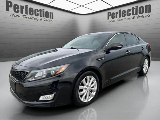 Black 2014 Kia Optima EX Sedan Front-Wheel Drive Automatic