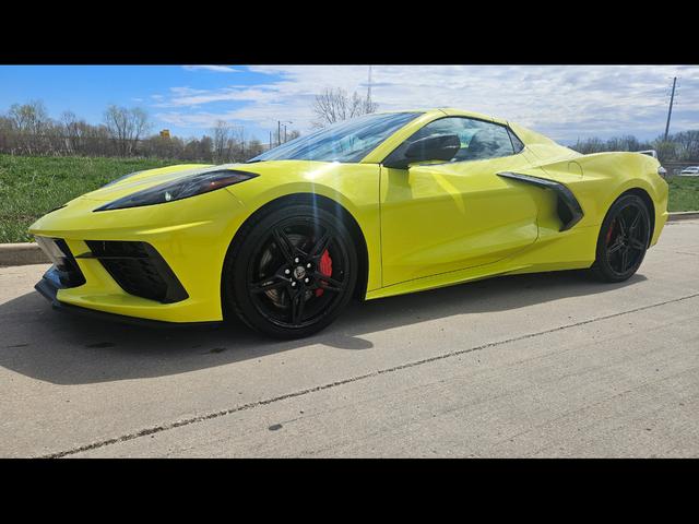 Yellow 2022 Chevrolet Corvette Stingray 3LT Convertible RWD Convertible Rear-Wheel Drive Automatic