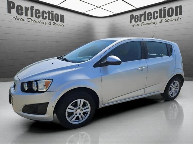 Silver 2015 Chevrolet Sonic LT Hatchback FWD Hatchback Front-Wheel Drive Automatic