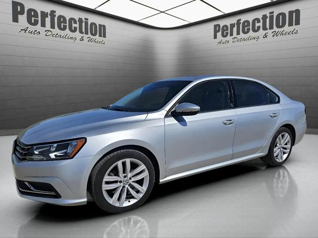 Silver 2019 Volkswagen Passat 2.0T Wolfsburg FWD Sedan Front-Wheel Drive Automatic