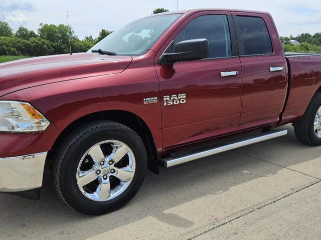 Red 2013 RAM 1500 Pickup Truck Four-Wheel Drive Automatic