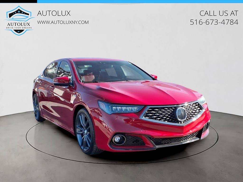 2019 Acura TLX w/A-Spec Pkg Red Leather