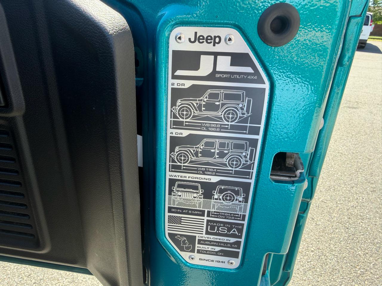 Jeep Wrangler Unlimited Sport 4x4 2019