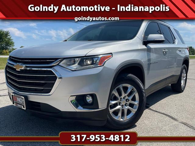 Silver 2021 Chevrolet Traverse LT Leather FWD SUV / Crossover Front-Wheel Drive