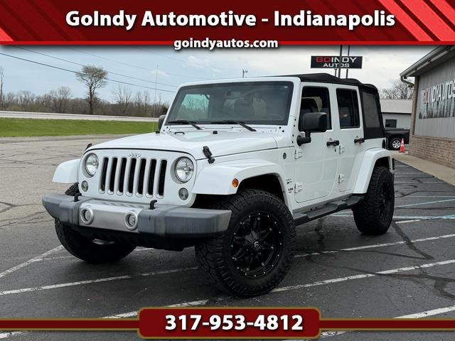 White 2016 Jeep Wrangler Unlimited Sahara 4WD SUV / Crossover Four-Wheel Drive Automatic