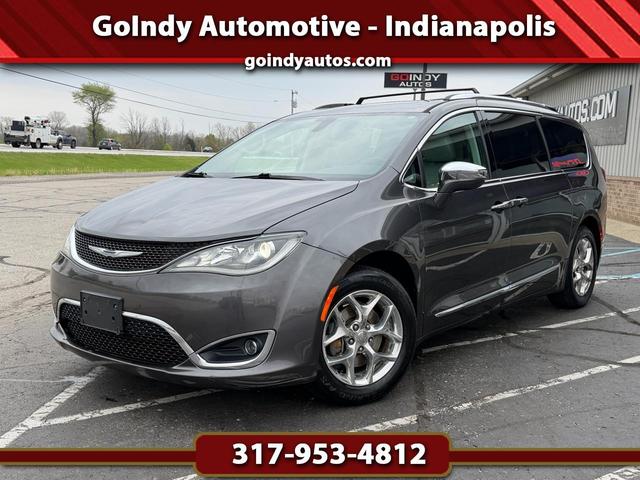 Gray 2017 Chrysler Pacifica Limited FWD Minivan Front-Wheel Drive Automatic