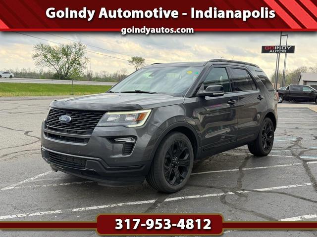 Gray 2019 Ford Explorer Sport AWD SUV / Crossover All-Wheel Drive Automatic