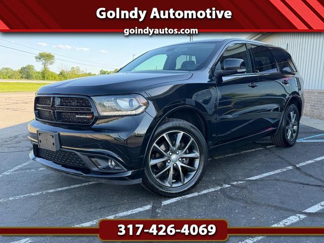 Black 2017 Dodge Durango GT AWD SUV / Crossover All-Wheel Drive Automatic