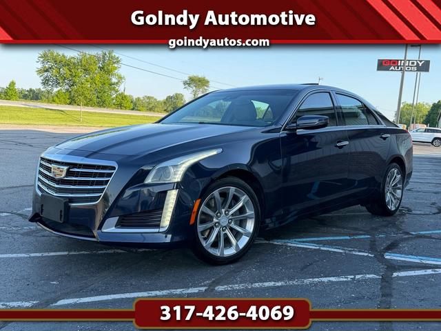 Blue 2017 Cadillac CTS 3.6L Luxury AWD Sedan All-Wheel Drive Automatic
