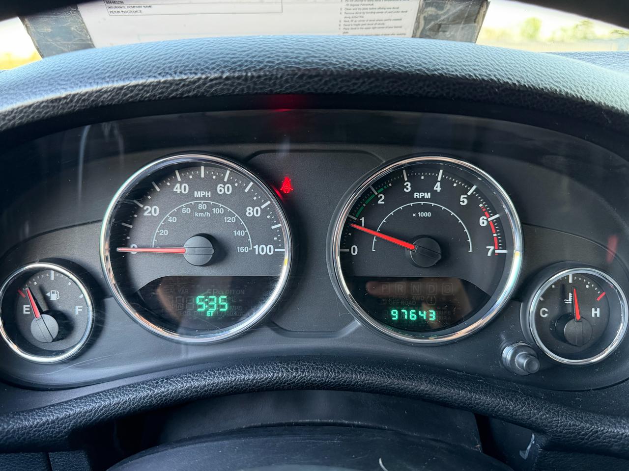 Jeep Wrangler 4WD 2dr Sport 2011