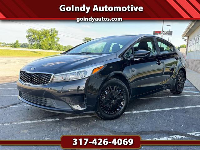 Black 2017 Kia Forte LX Sedan Front-Wheel Drive Automatic