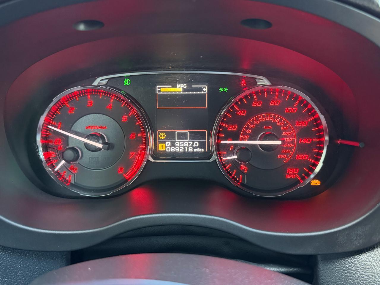 Subaru WRX Premium Manual 2017