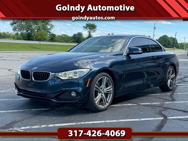 Blue 2016 BMW 4 Series Convertible All-Wheel Drive Automatic