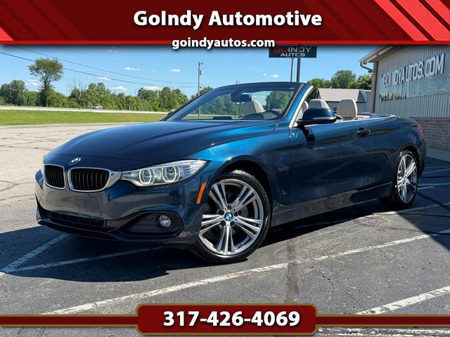 Blue 2016 BMW 4 Series Convertible All-Wheel Drive Automatic