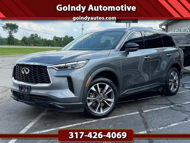 Gray 2024 INFINITI QX60 SUV / Crossover All-Wheel Drive Automatic