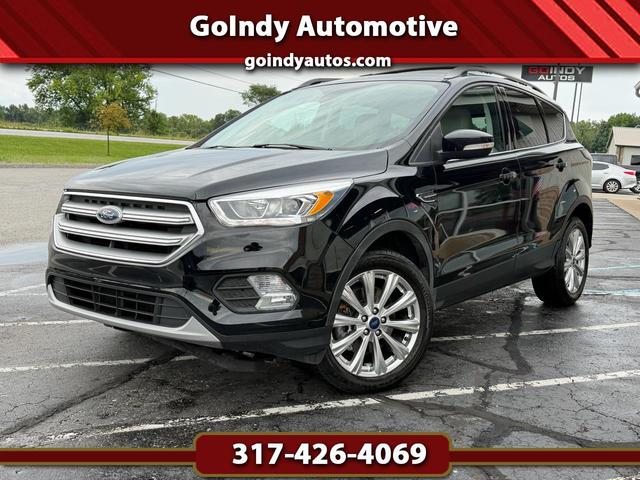 Black 2017 Ford Escape SUV / Crossover All-Wheel Drive Automatic