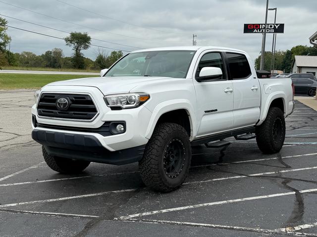 White 2018 Toyota Tacoma Pickup Truck Four-Wheel Drive Automatic