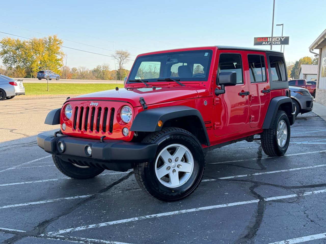 Red 2017 Jeep Wrangler SUV / Crossover Four-Wheel Drive Automatic