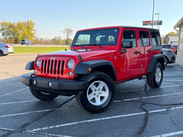 Red 2017 Jeep Wrangler SUV / Crossover Four-Wheel Drive Automatic