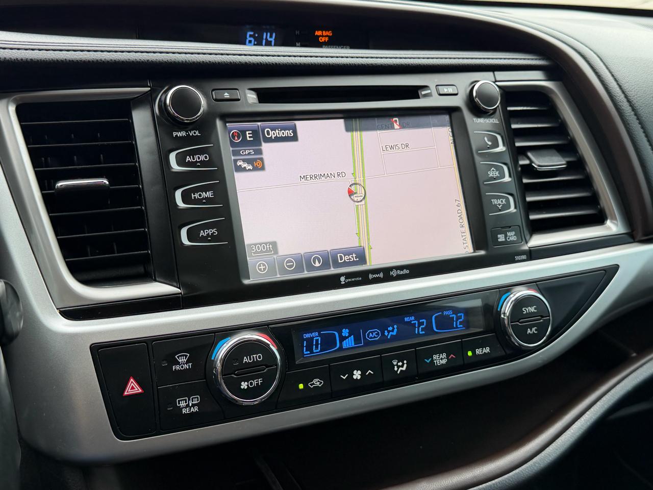 Toyota Highlander XLE V6 FWD (Natl) 2019