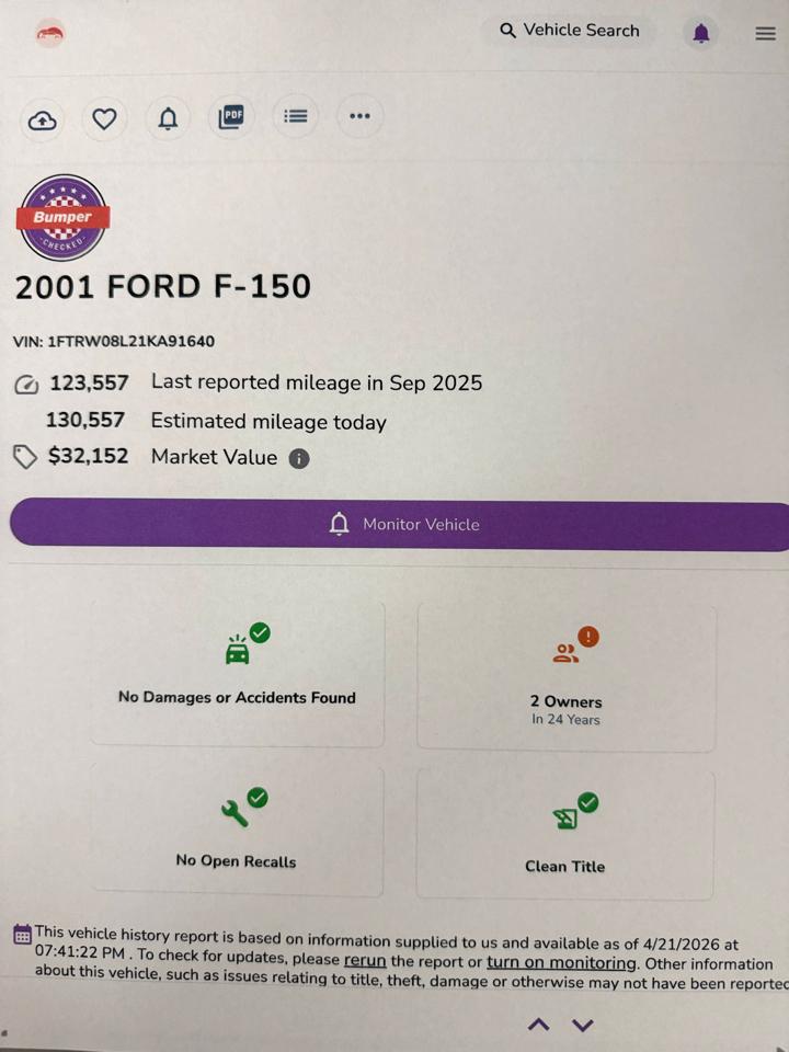 Ford F-150 XLT SuperCrew 4WD 2001