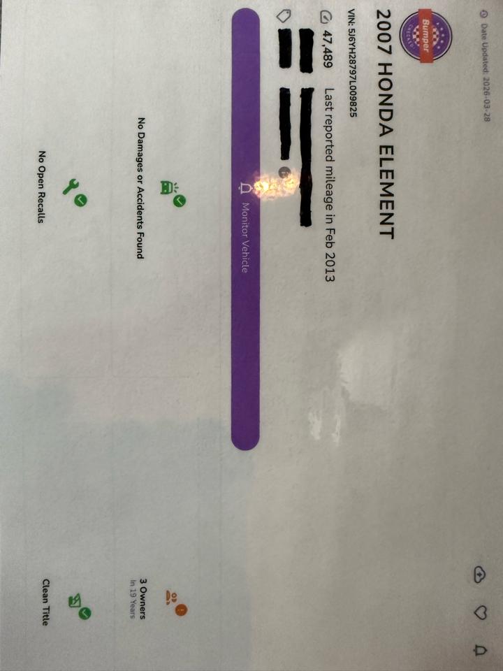 Honda Element EX 4WD AT 2007