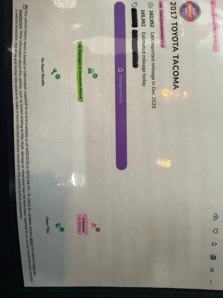 Toyota Tacoma TRD Offroad Double Cab 4WD V6 2017